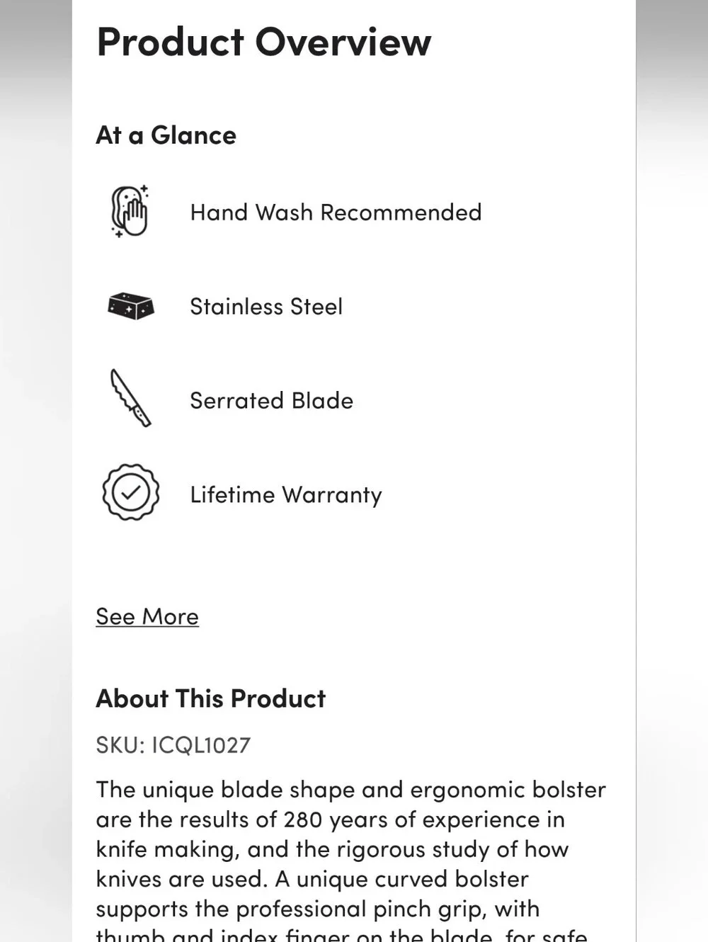 Henckels Graphite Forged 8